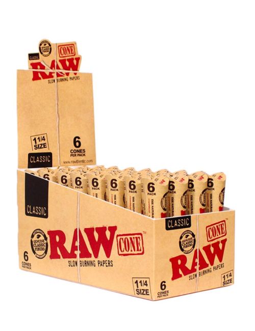 RAW Classic Cone 1.25 6pk