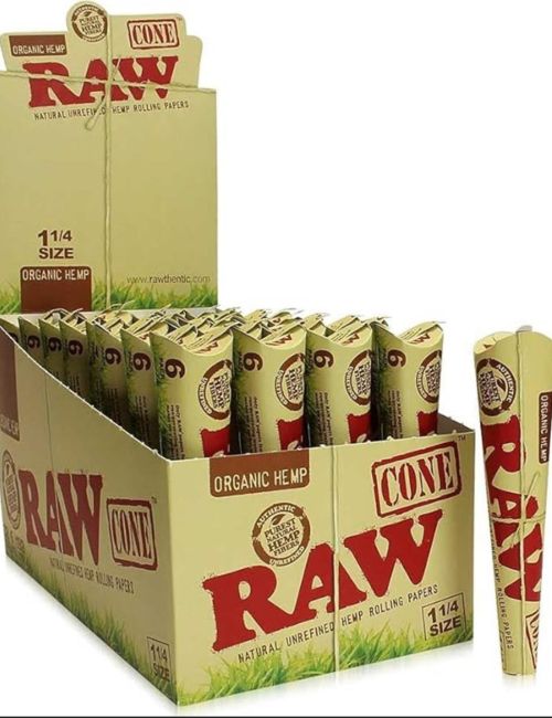 RAW Organic Cone 1.25 6pk