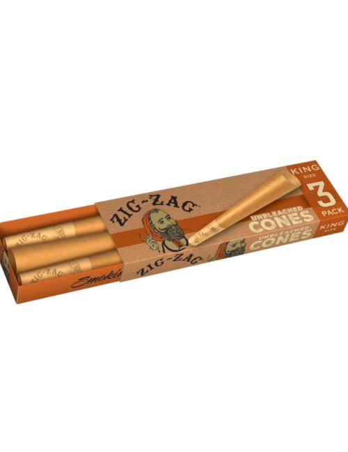 Zig Zag Cone Unbleached King Size