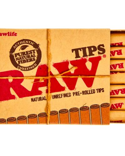 RAW Tips Authentic Pre Roll 21ct