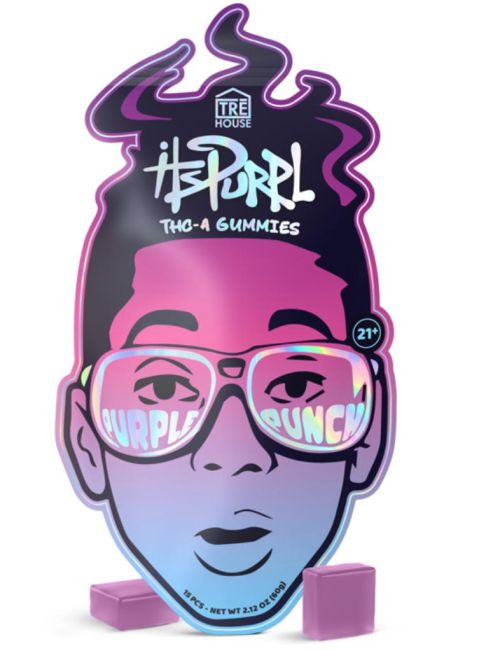 Tre House Its Purple THCA Gummies