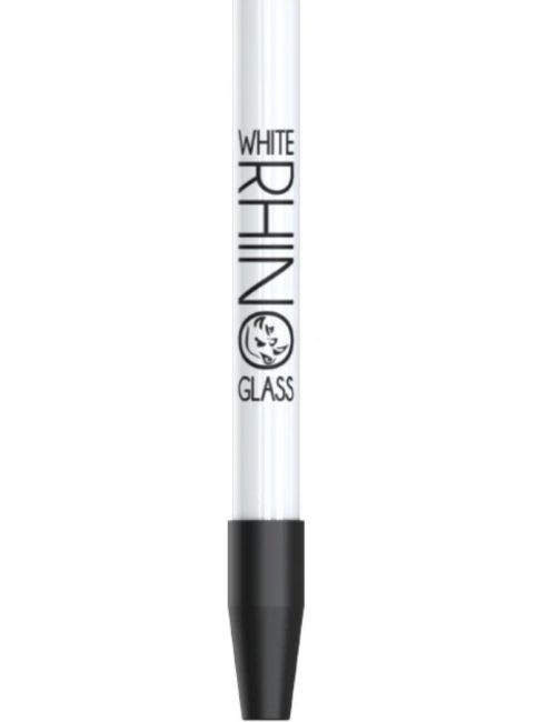 White Rhino Ceramic Straw