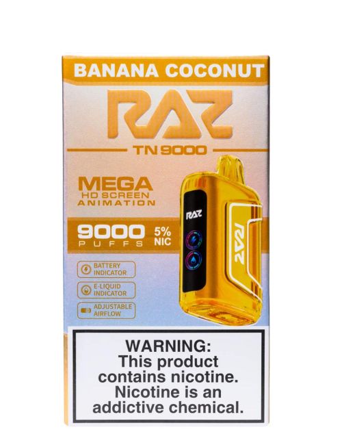 RAZ TN9000 Banana Coconut 