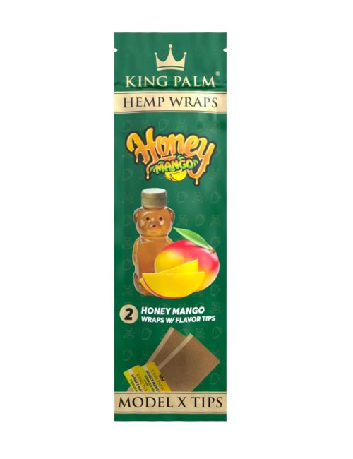 King Palm Hemp Wraps Honey Mango 2PK