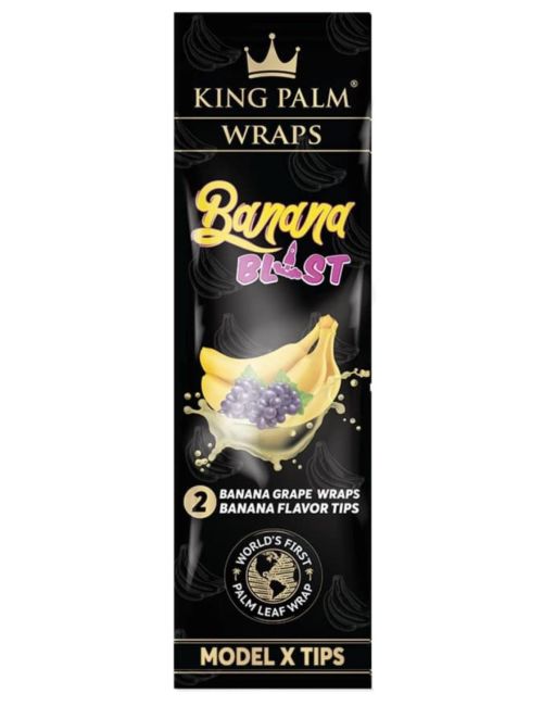 King Palm XL Wraps Banana Blast 2PK