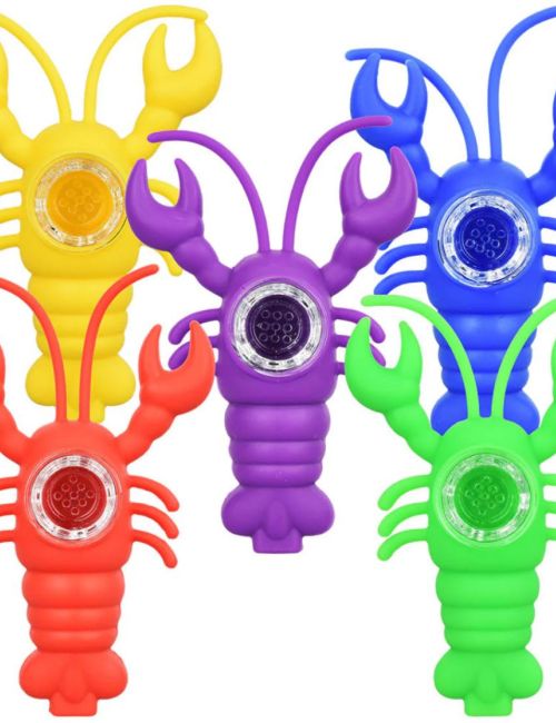 Crawfish Silicone Hand Pipe