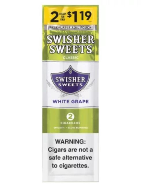 Swisher Sweets White Grape 2PK