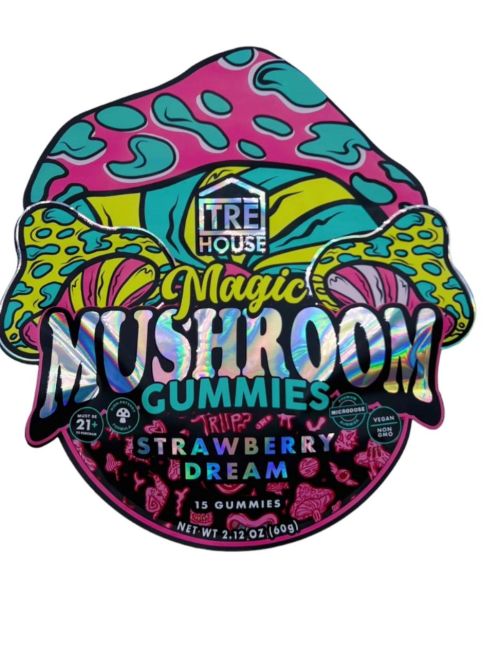 Tre House Mushroom Gummies Strawberry Dream