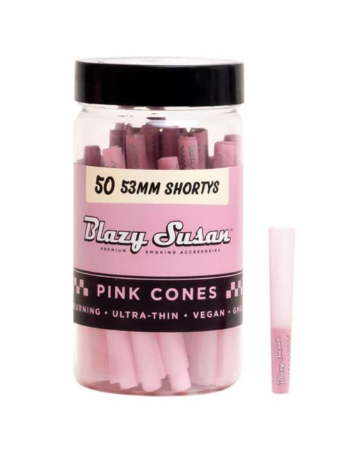 Blazy Susan Pink Cones 53mm 50ct