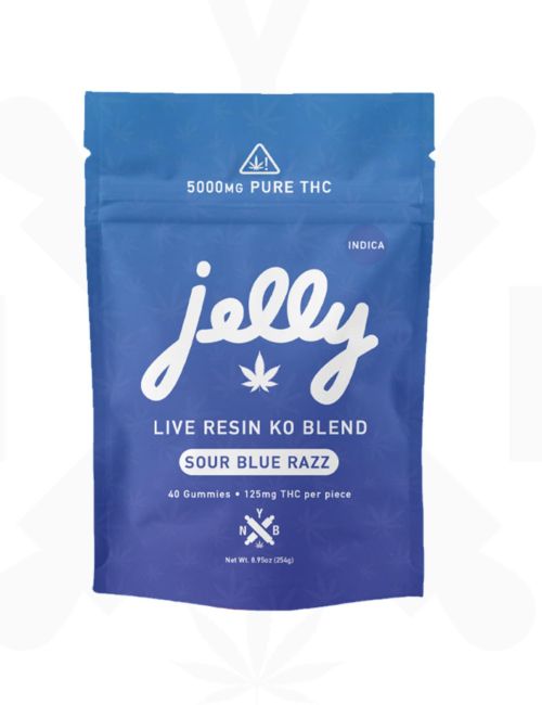NYB Jelly Live Resin KO 5000mg Sour Blue Razz