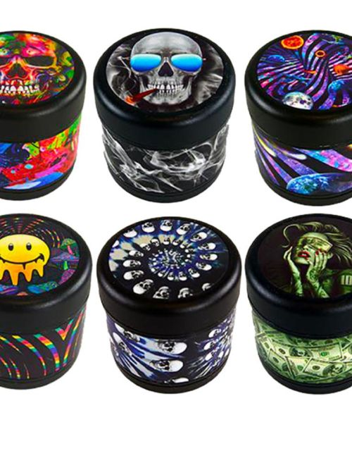 Smokezilla Magnetic Plastic 4PC Grinder