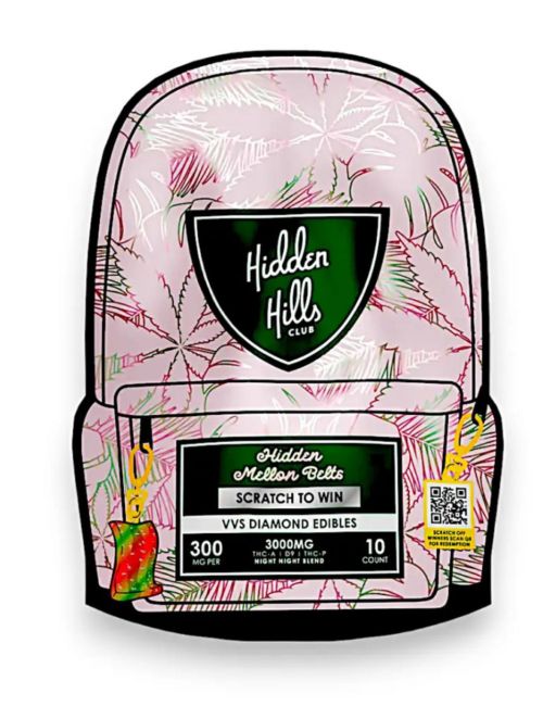 Hidden Hills VVS Diamonds Gummies 3000mg - Hidden Melon