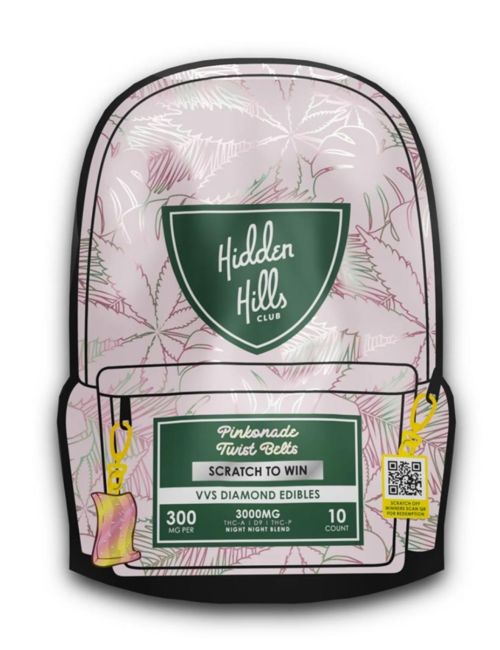 Hidden Hills VVS Diamonds Gummies 3000mg - Pinkonade Twist