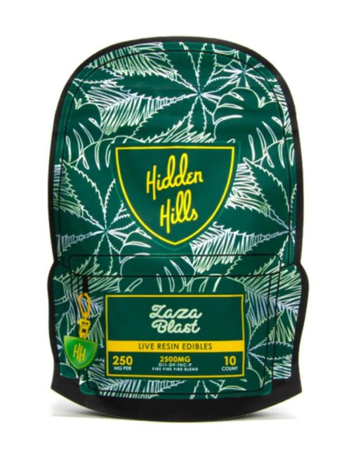 Hidden Hills Live Resin Gummies 2500mg - Laza Blast Shields